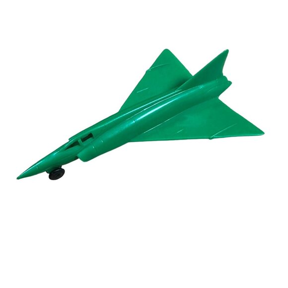 Vintage 1960s Marx American Airlines Airport Playset Green F102A Delta Dagger - Picture 1 of 6